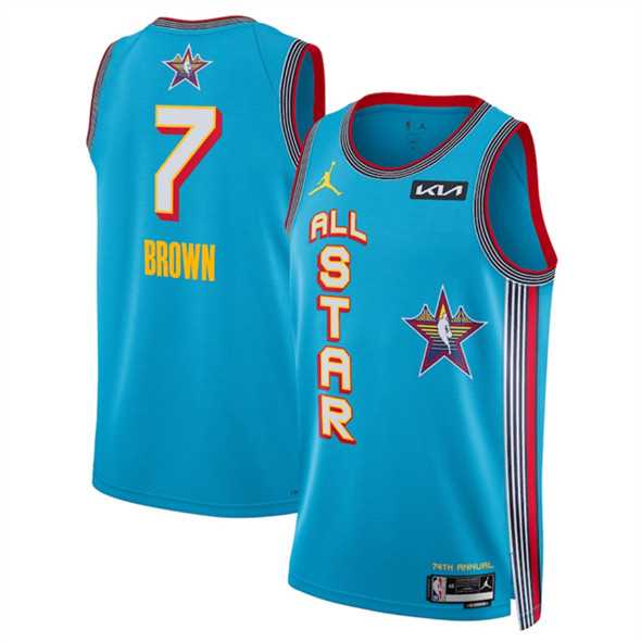 Men's 2025 All-Star #7 Jaylen Brown Light Blue Stitched Jersey Dzhi,We sell and wholesale Men's 2025 All-Star #7 Jaylen Brown Light Blue Stitched Jersey Dzhi on line form chian!